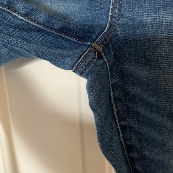 Madewell High Rise Skinny Crop Button Fly Jeans Size 29 Blue - Picture 8 of 10